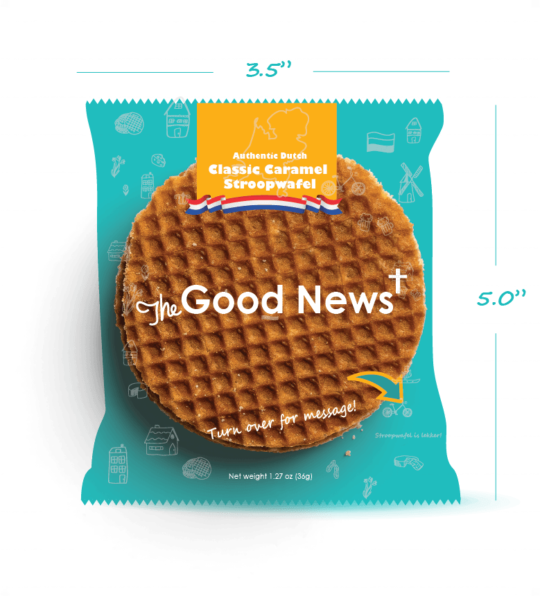 1.27 Oz Gospel Dutch Stroopwafel